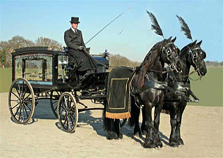Moores Traditional Funeral Directors - Horse-Drawn Hearse